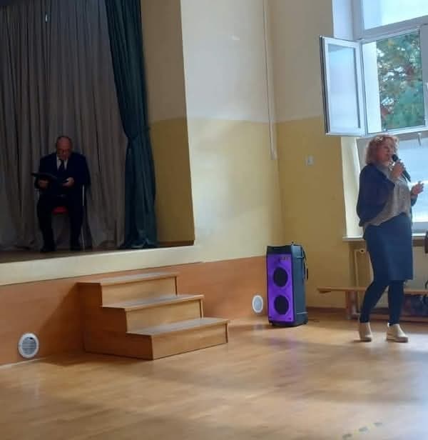Występ grupy teatralnej „TO MY” w Liceum Ogólnokształcącym w Poddębicach