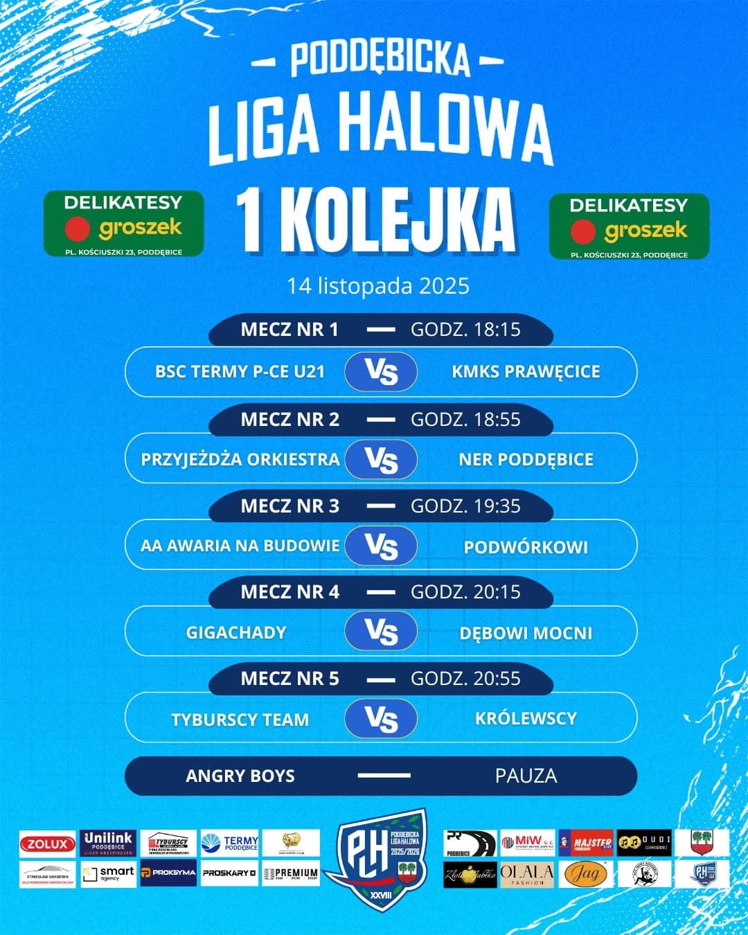 1. kolejka PLH — PLH 2025/2026