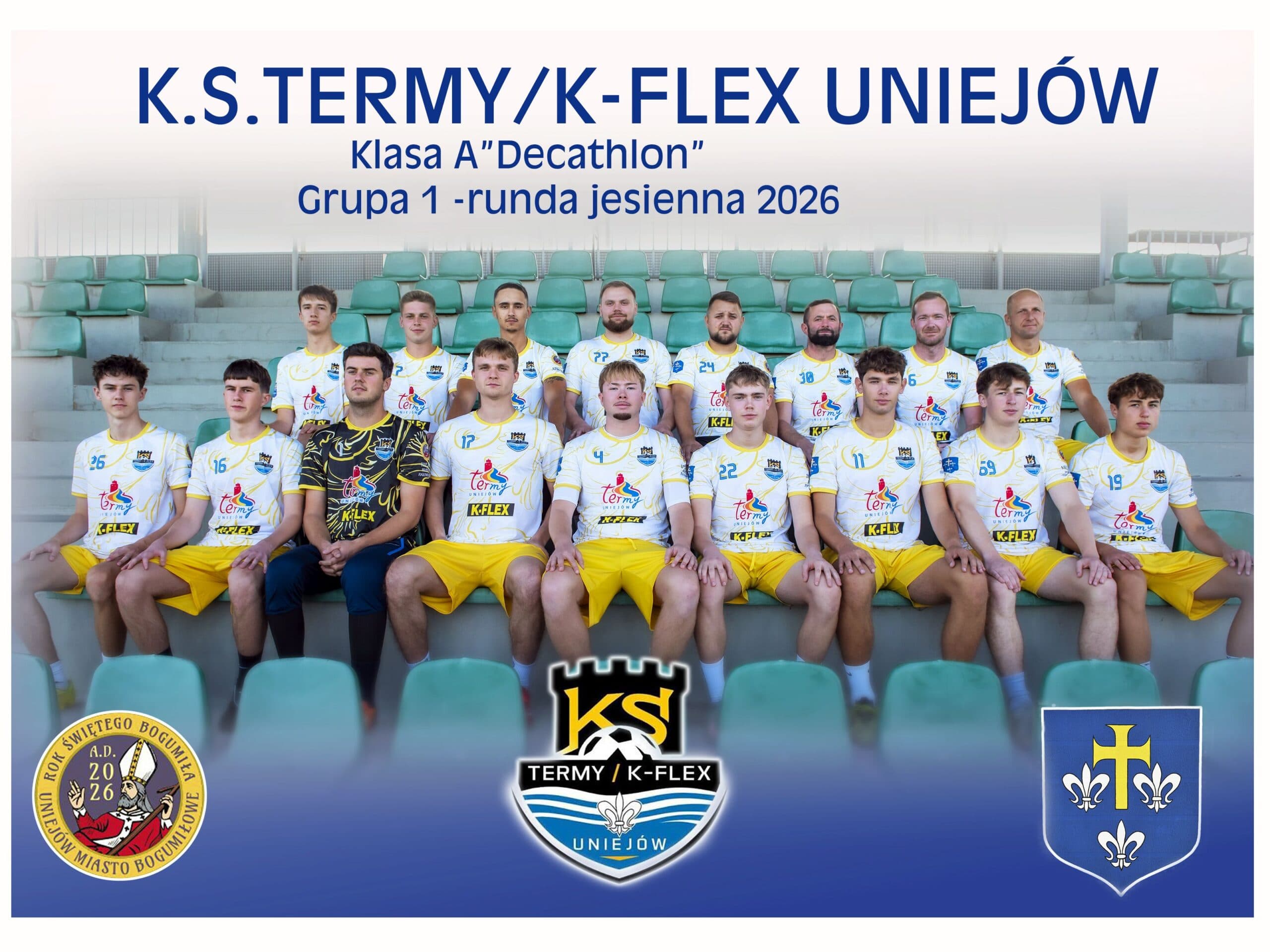 Zdjęcie grupowe drużyny KS Termy K-Flex Uniejów