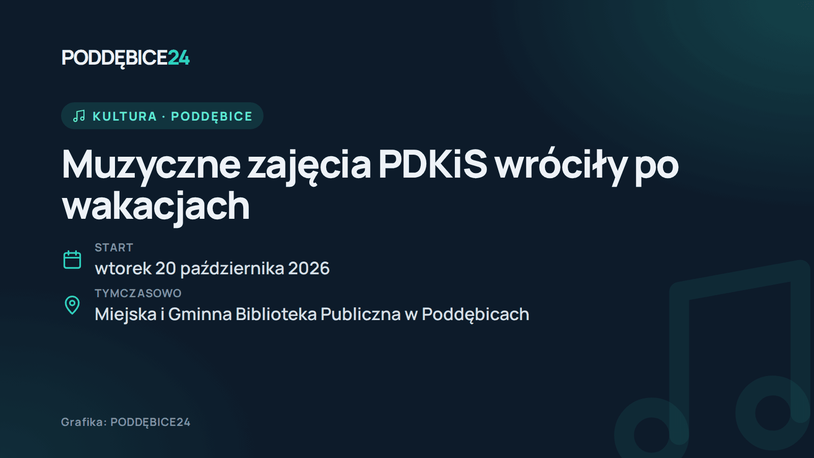 Grafika: zajęcia muzyczne PDKiS